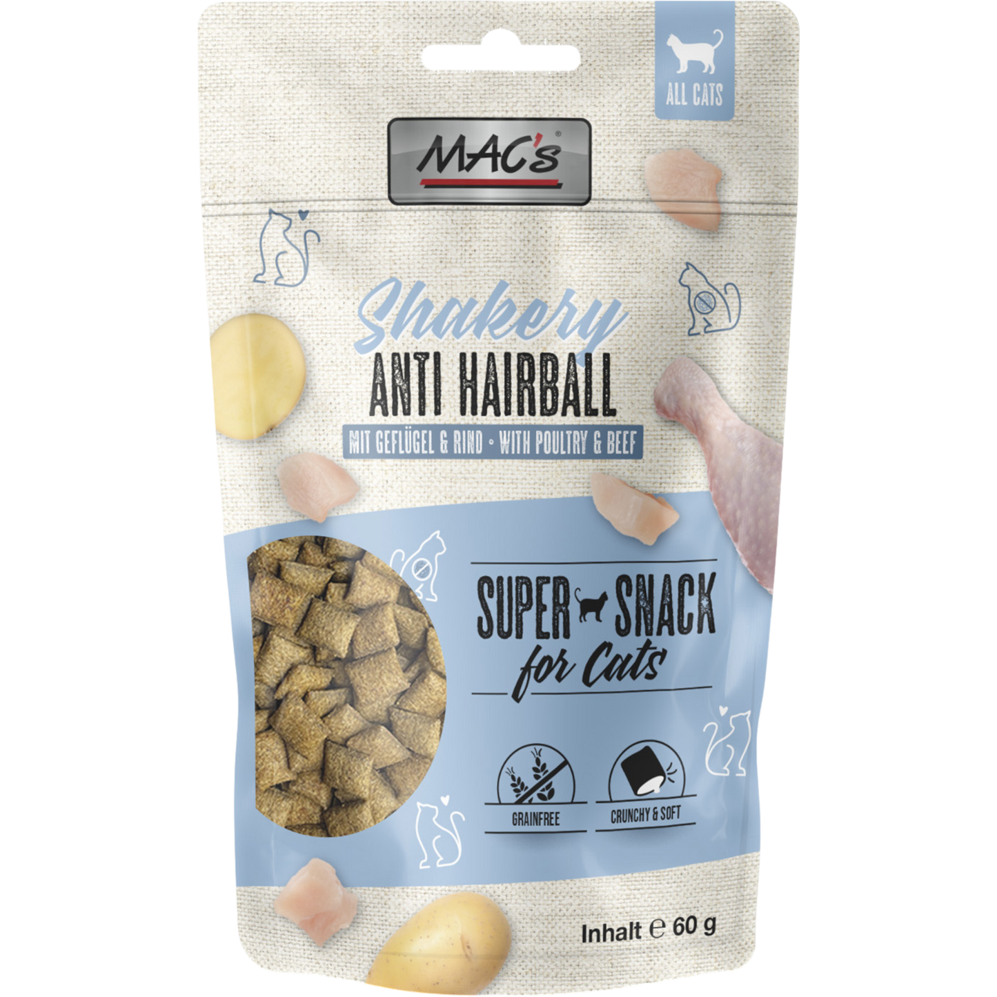 MAC’s Cat – Shakery Snacks Anti-Hairball