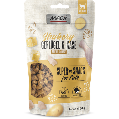MAC’s Cat – Shakery Snacks Geflügel & Käse
