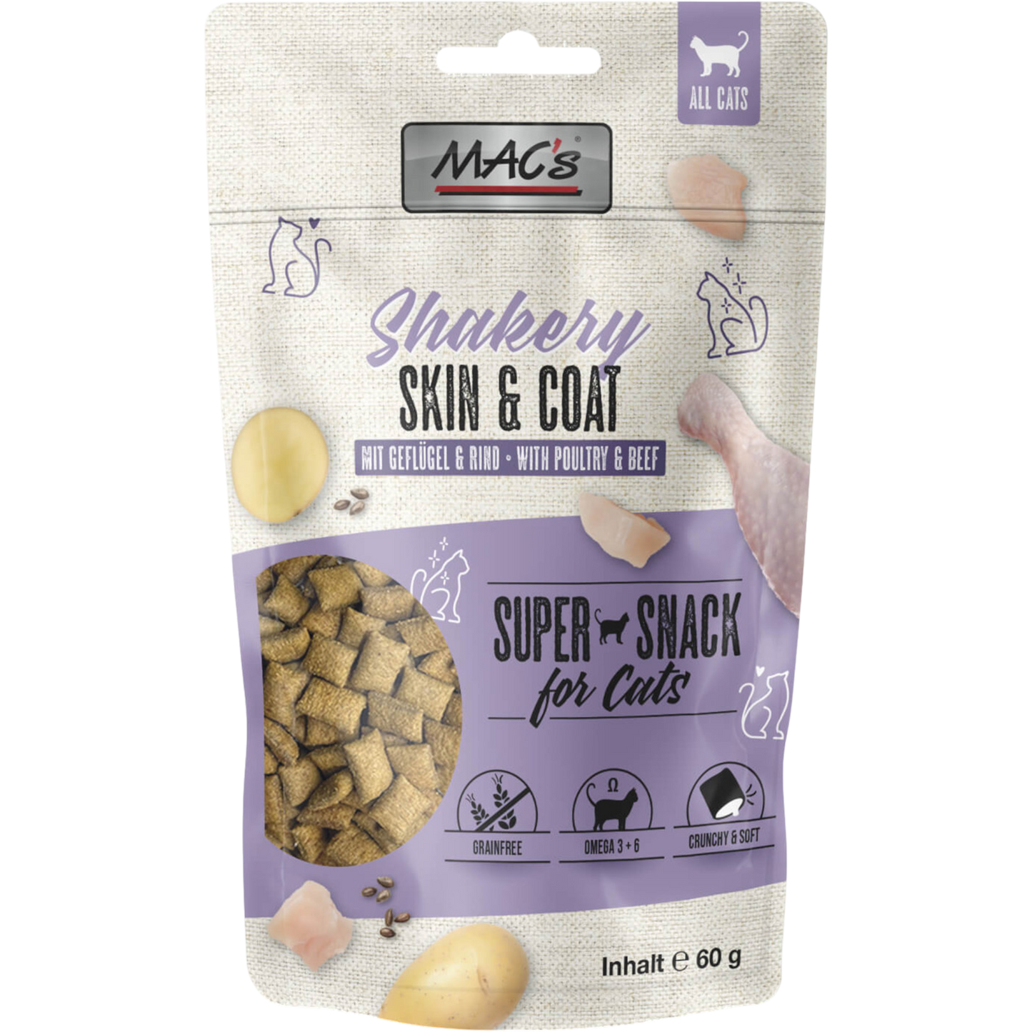 MAC’s Cat – Shakery Snacks Skin & Coat