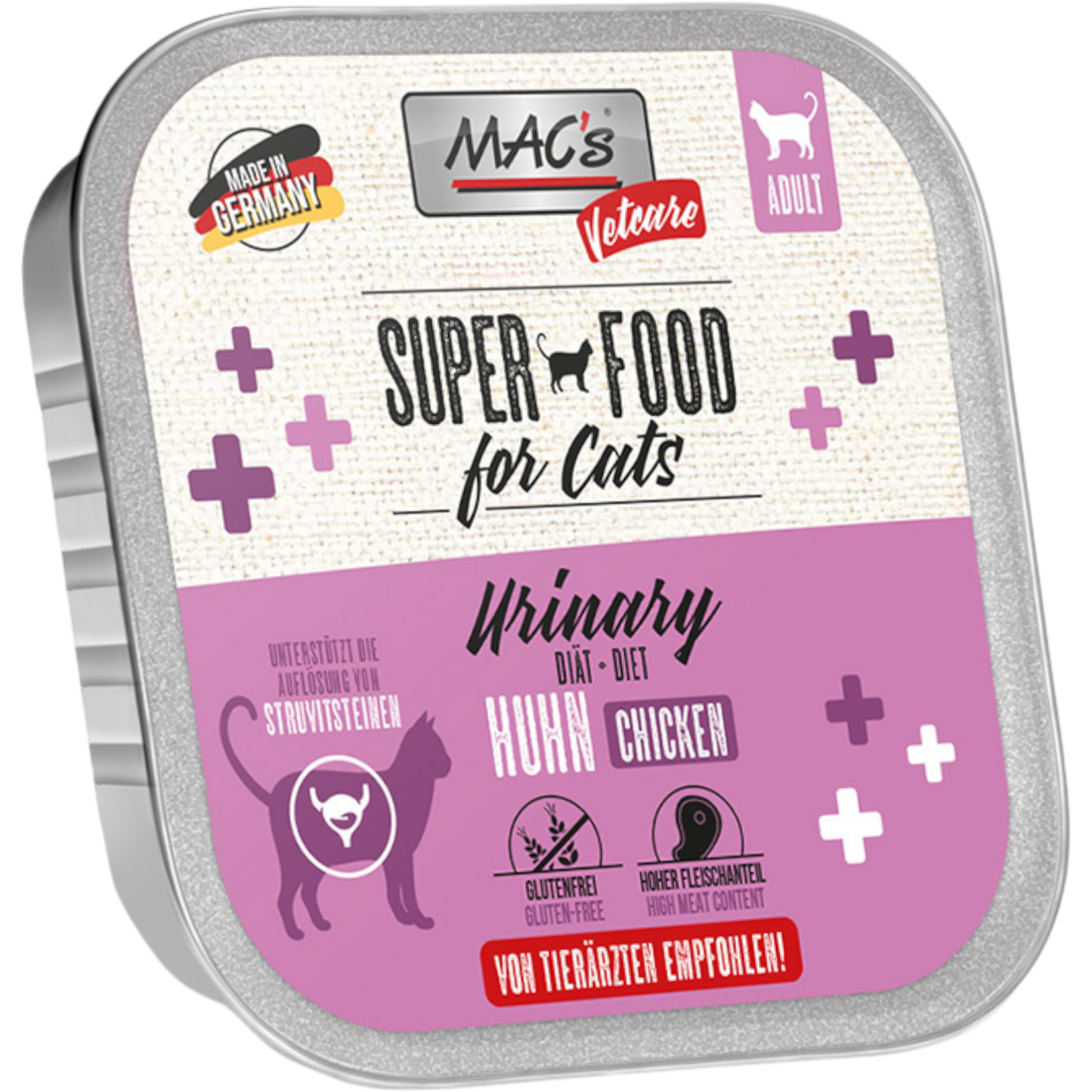 MAC’s Cat - Vetcare Huhn Urinary in Schale