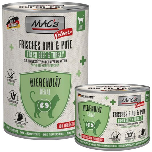 MAC’s Cat - Vetcare Nierendiät Rind & Pute