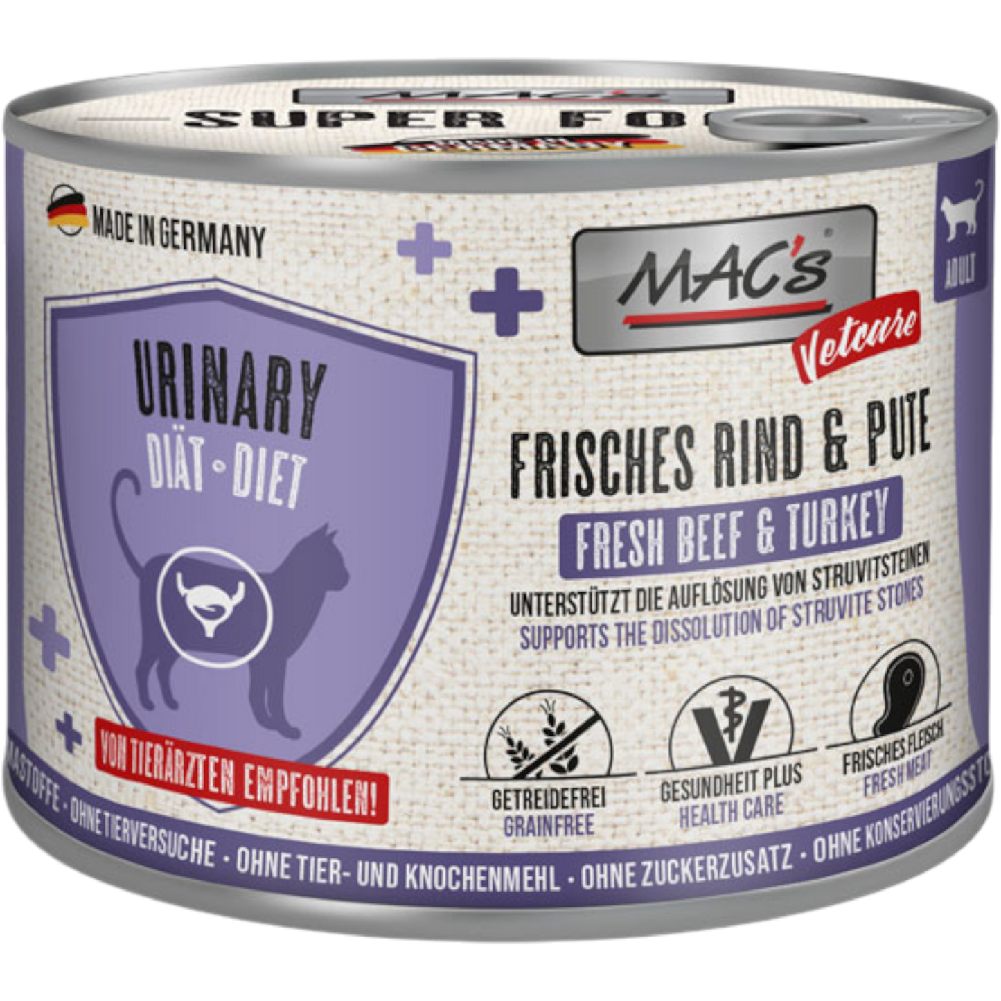 MAC’s Cat - Vetcare Pute & Rind Urinary