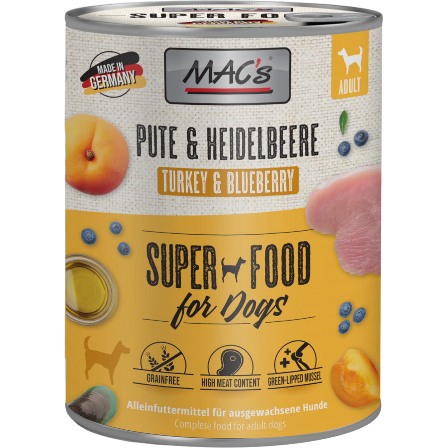 MAC’s Dog – Pute & Heidelbeere
