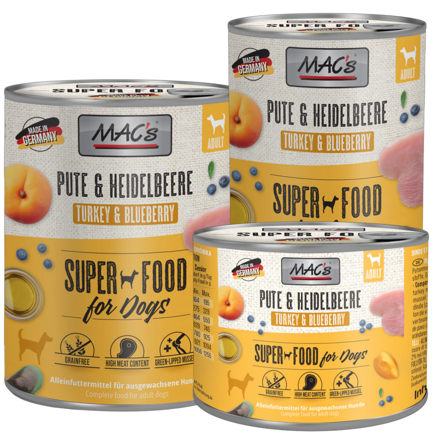 MAC’s Dog – Pute & Heidelbeere