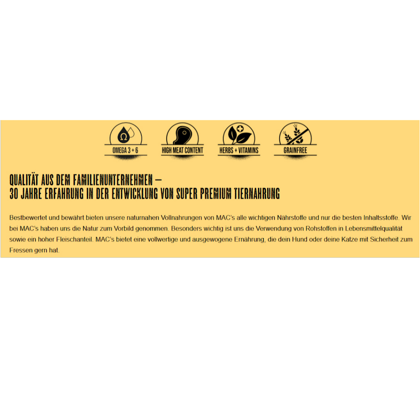 MAC’s Cat – Shakery Snacks Lachs