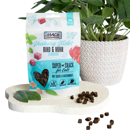 MAC’s Cat – Shakery Sticks Rind & Huhn