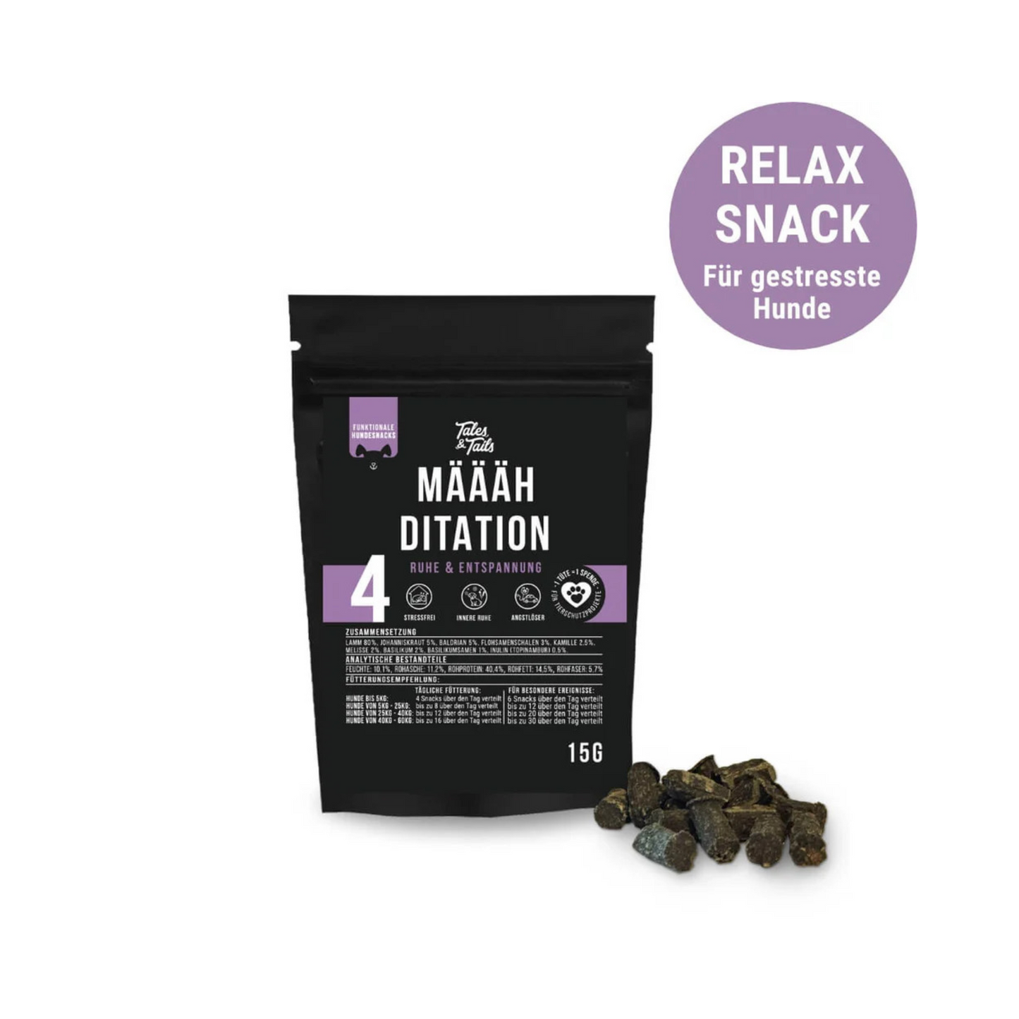 Määähditation – funktionaler Snack für Hunde