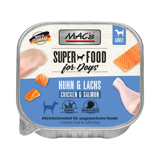 Mac’s Dog Huhn & Lachs – Proteinreiche Vollnahrung mit gesunden Omega-Fettsäuren