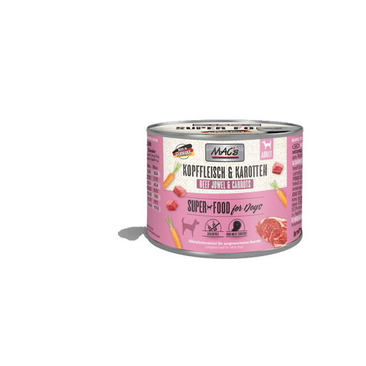Mac’s Dog Kopffleisch & Karotten – Getreidefreie Feinkost mit Rind und Gemüse