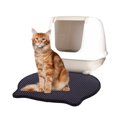 Matz katzenförmige Katzenklo-Matte – Die perfekte Lösung für ein sauberes Zuhause mit Ihrer Katze