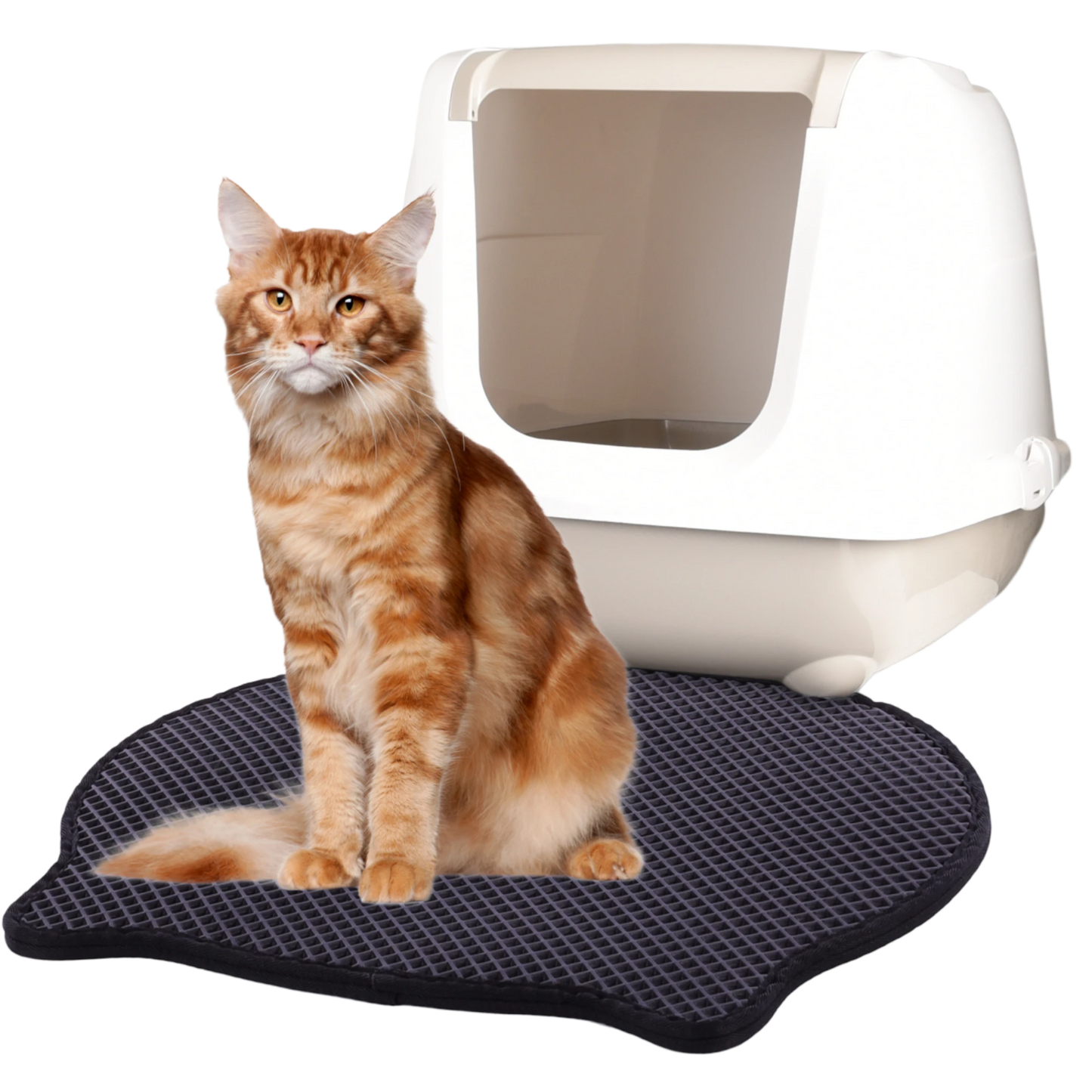 Matz katzenförmige Katzenklo-Matte – Die perfekte Lösung für ein sauberes Zuhause mit Ihrer Katze