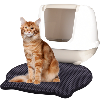 Matz katzenförmige Katzenklo-Matte – Die perfekte Lösung für ein sauberes Zuhause mit Ihrer Katze