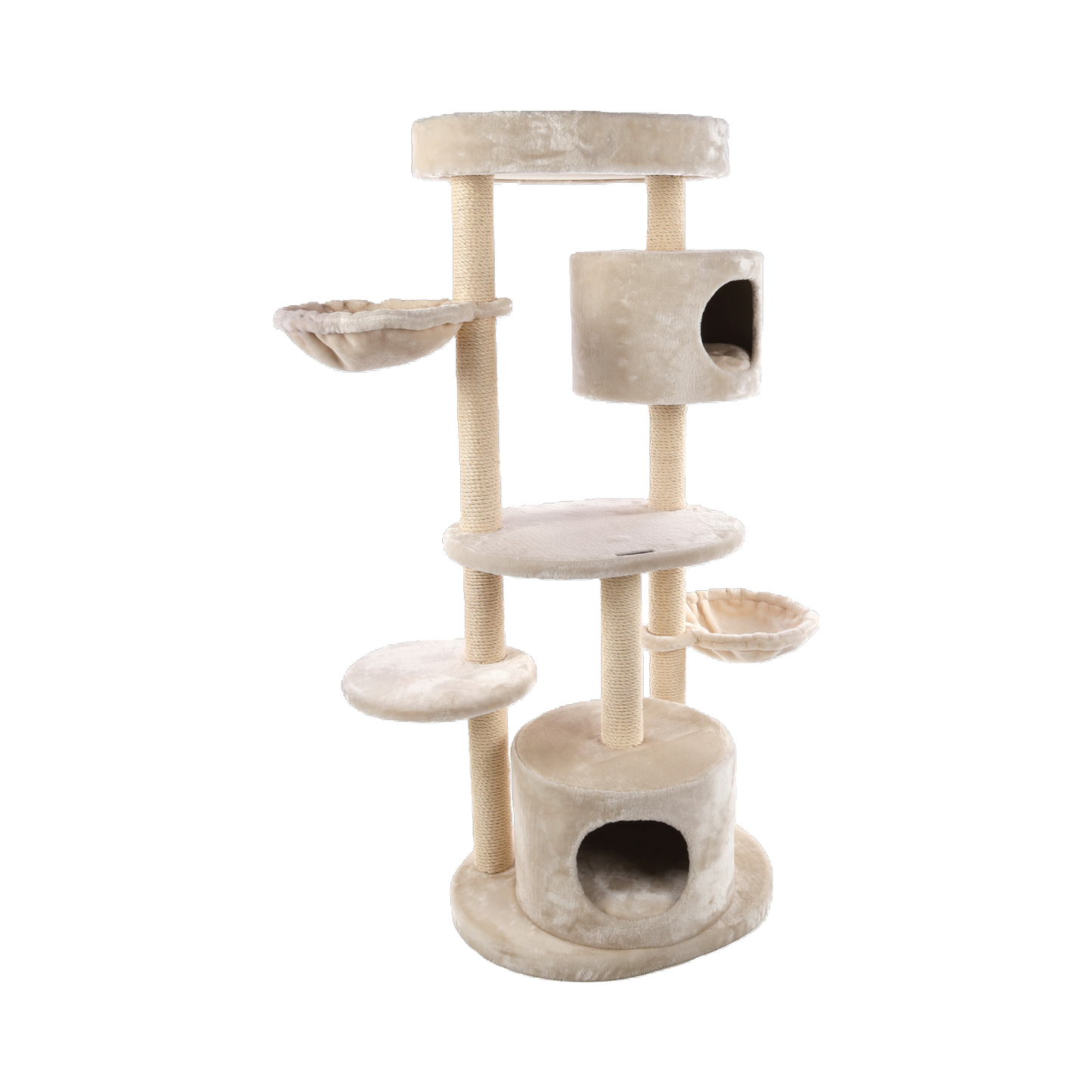 Mehrstöckiger Kratzbaum Inga – Der ideale Abenteuerspielplatz für Katzen