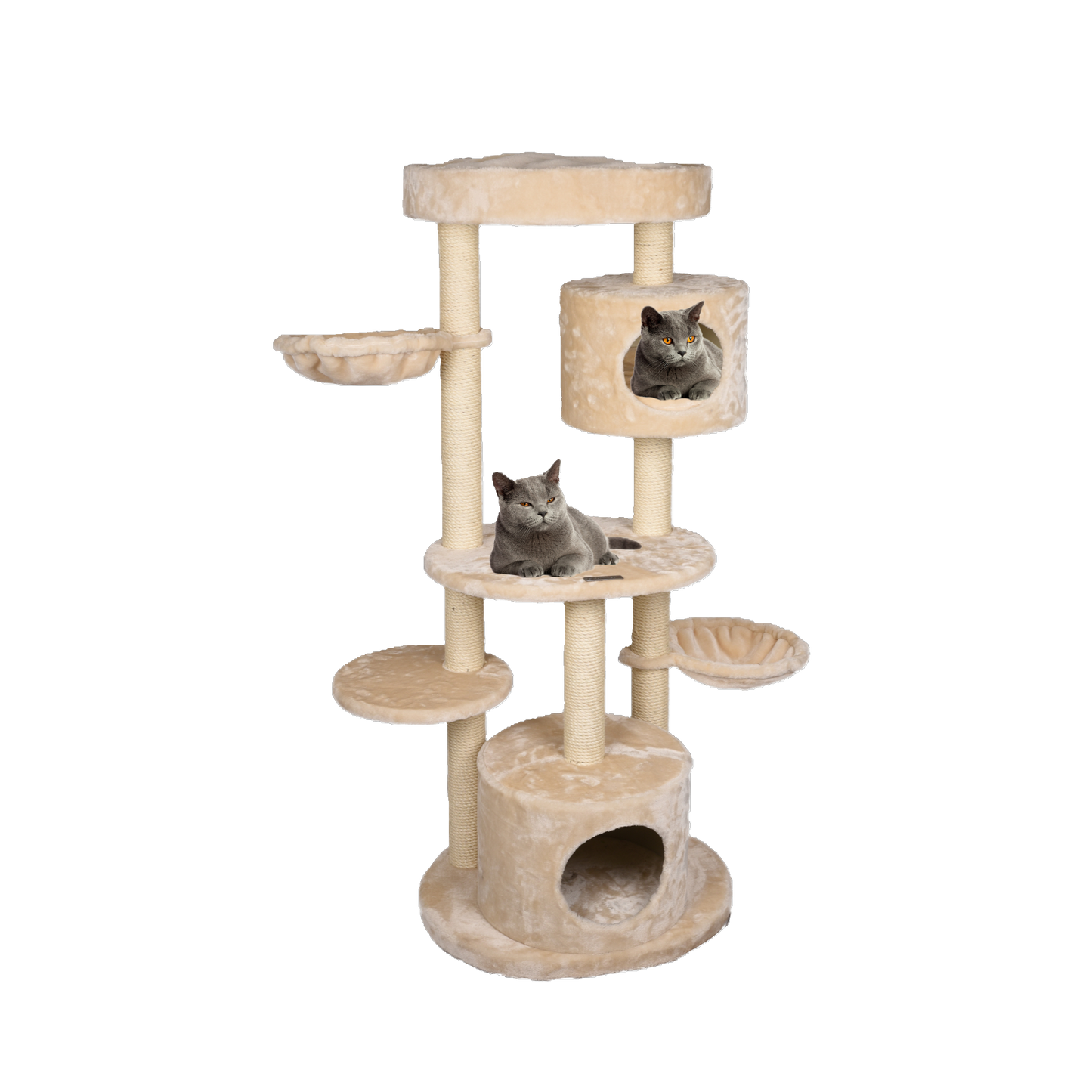 Mehrstöckiger Kratzbaum Inga – Der ideale Abenteuerspielplatz für Katzen