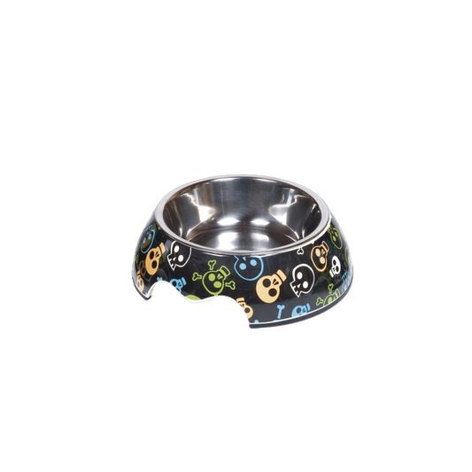 Melamin Napf „Skull“ – Stilvoll, Robust & Funktional mit cooler Totenkopf-Optik