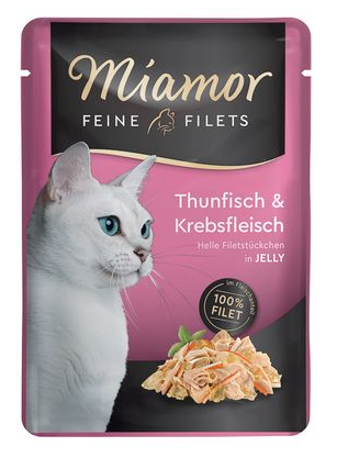Miamor Feine Filets in Jelly - Thunfisch & Krebs 100g