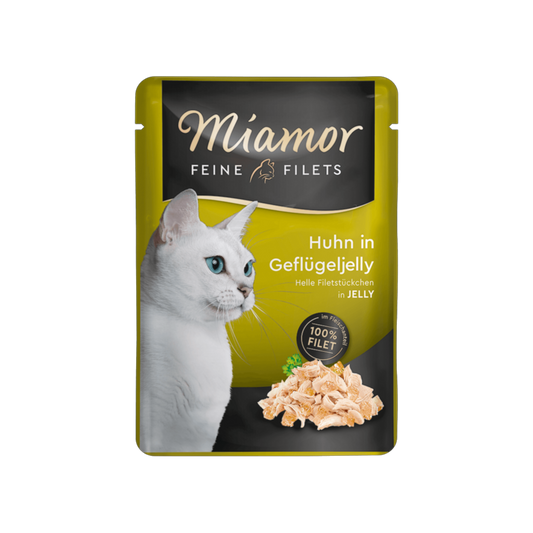Miamor Feine Filets in Jelly - Huhn in Geflügeljelly 100g