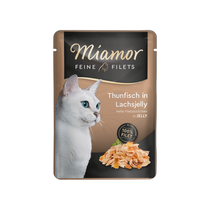 Miamor Feine Filets in Jelly - Thunfisch in Lachsjelly 100g