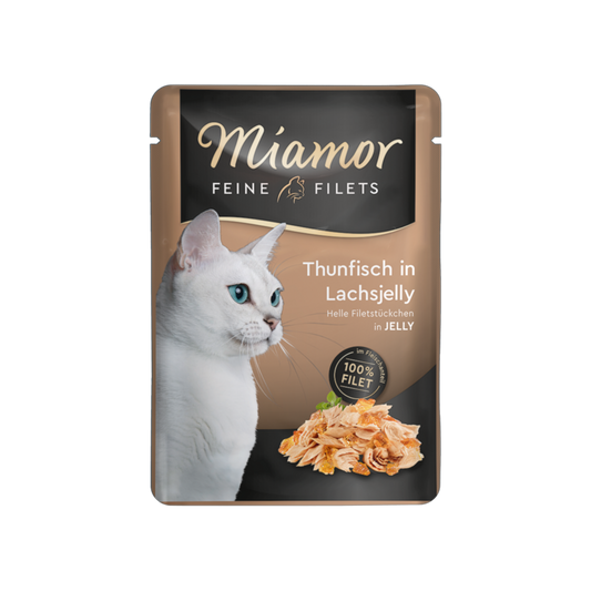 Miamor Feine Filets in Jelly - Thunfisch in Lachsjelly 100g