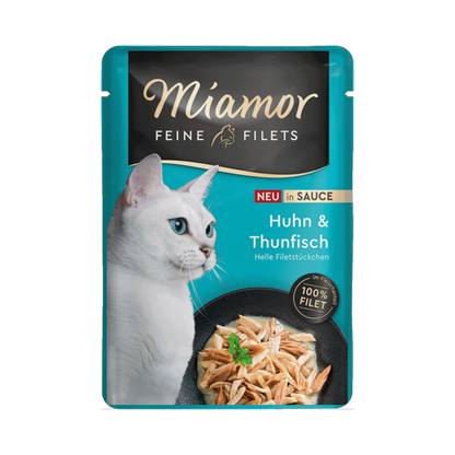 Miamor Feine Filets in Sauce - Huhn & Thunfisch 100g