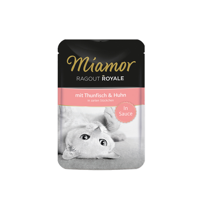 Miamor Ragout Royal in Sauce - Thunfisch & Huhn 100g