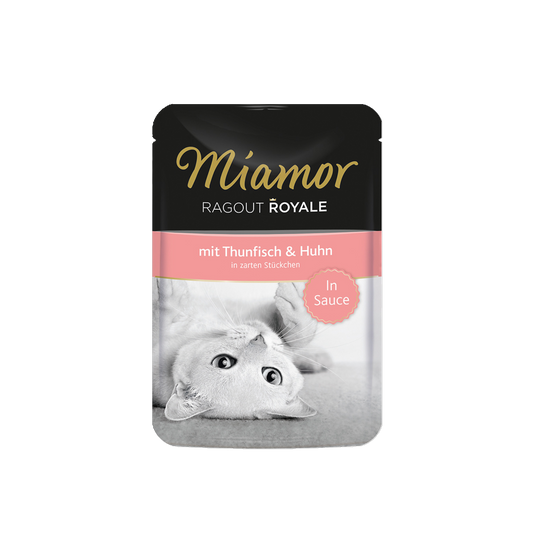 Miamor Ragout Royal in Sauce - Thunfisch & Huhn 100g