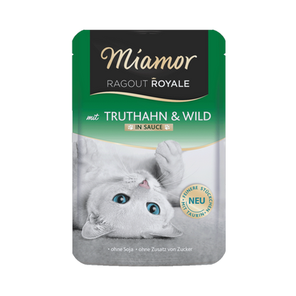 Miamor Ragout Royal in Sauce - Truthahn & Wild 100g