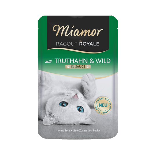 Miamor Ragout Royal in Sauce - Truthahn & Wild 100g