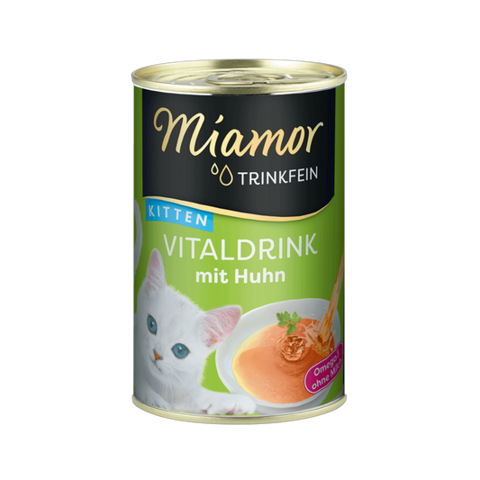 Miamor Trinkfein – Vitaldrink Kitten mit Huhn (135 ml Dose)