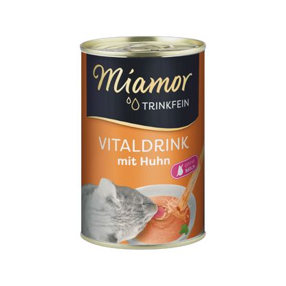 Miamor Trinkfein – Vitaldrink mit Huhn (135 ml Dose)