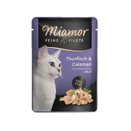Miamor Feine Filets in Jelly - Thunfisch & Calamari 100g