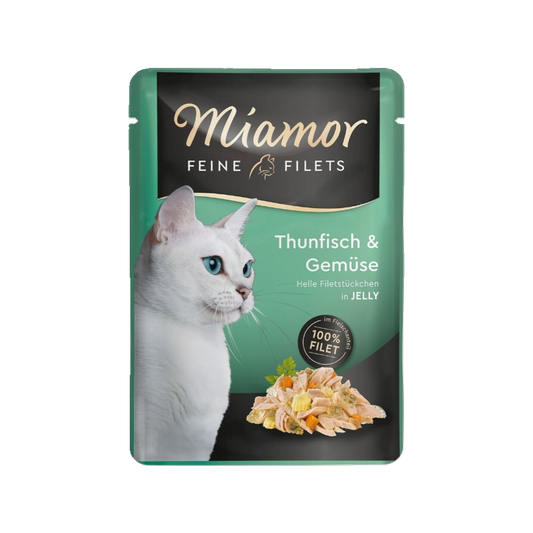 Miamor Feine Filets in Jelly - Thunfisch & Gemüse 100g