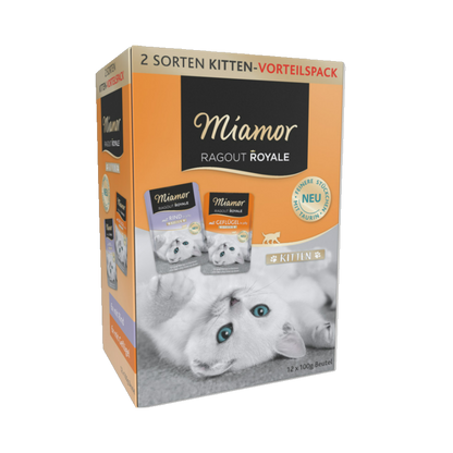 Miamor Ragout Royale in Jelly – Multibox Kitten (12 x 100g)