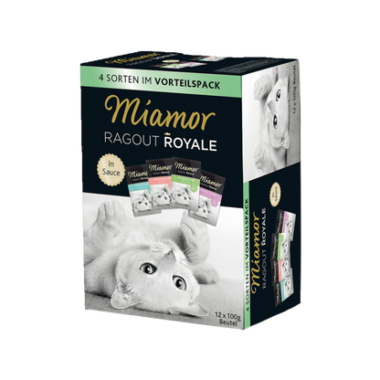 Miamor Ragout Royale in Sauce – Multibox Adult (12 x 100g)