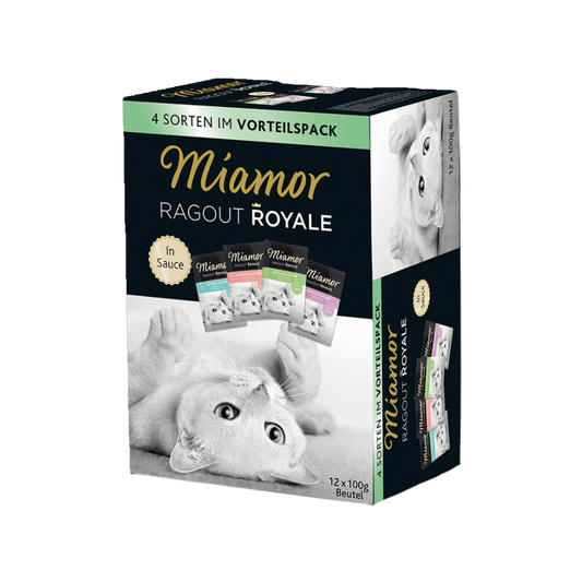 Miamor Ragout Royale in Sauce – Multibox Adult (12 x 100g)
