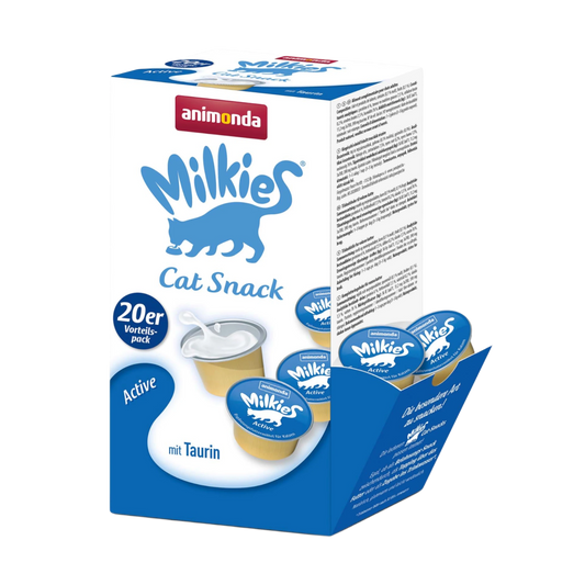 Milkies Adult Milchsnack 20er Active – Mehr Snackpower für aktive Samtpfoten