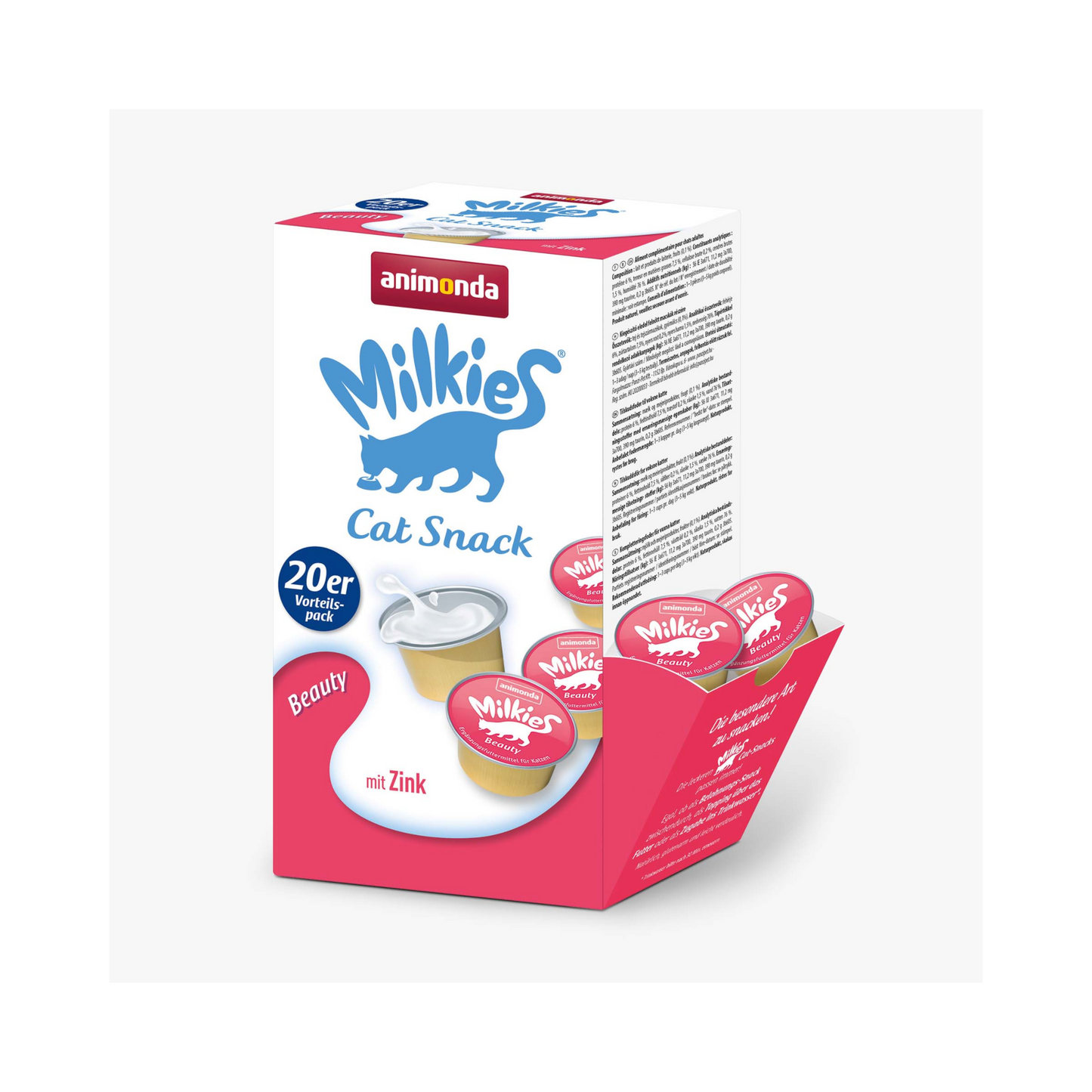 Milkies Adult Milchsnack 20er Beauty – Schön snacken, schön glänzen