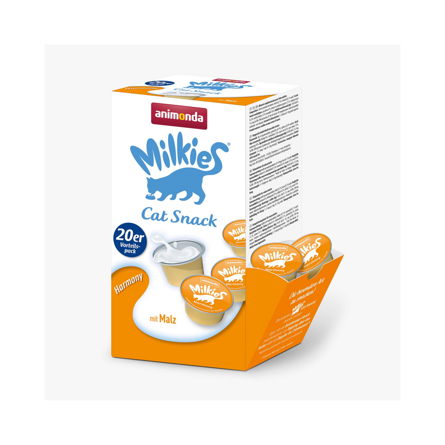 Milkies Adult Milchsnack 20er Harmony – Mehr Verwöhnmomente, mehr Vielfalt, mehr Genuss