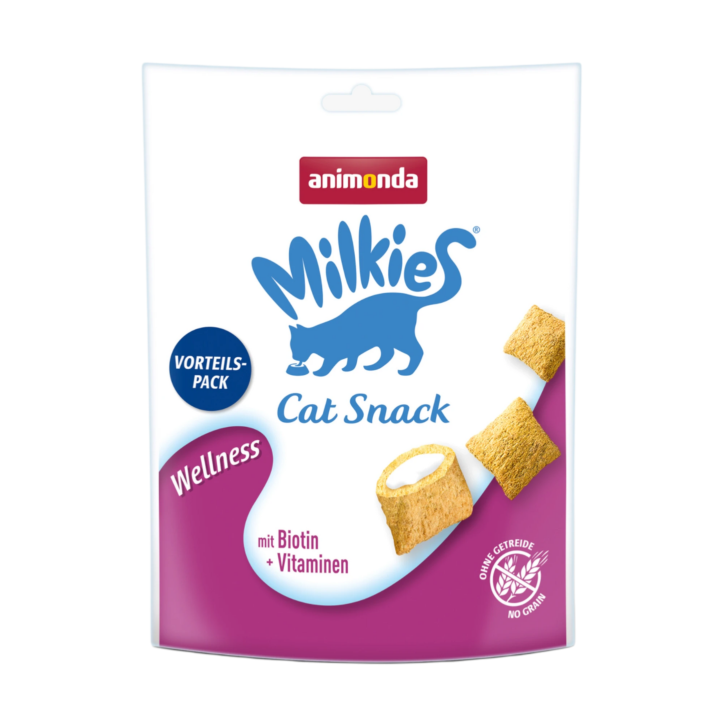 Milkies Adult Milchsnack Wellness – Köstliche Knusperkissen für glückliche Katzen