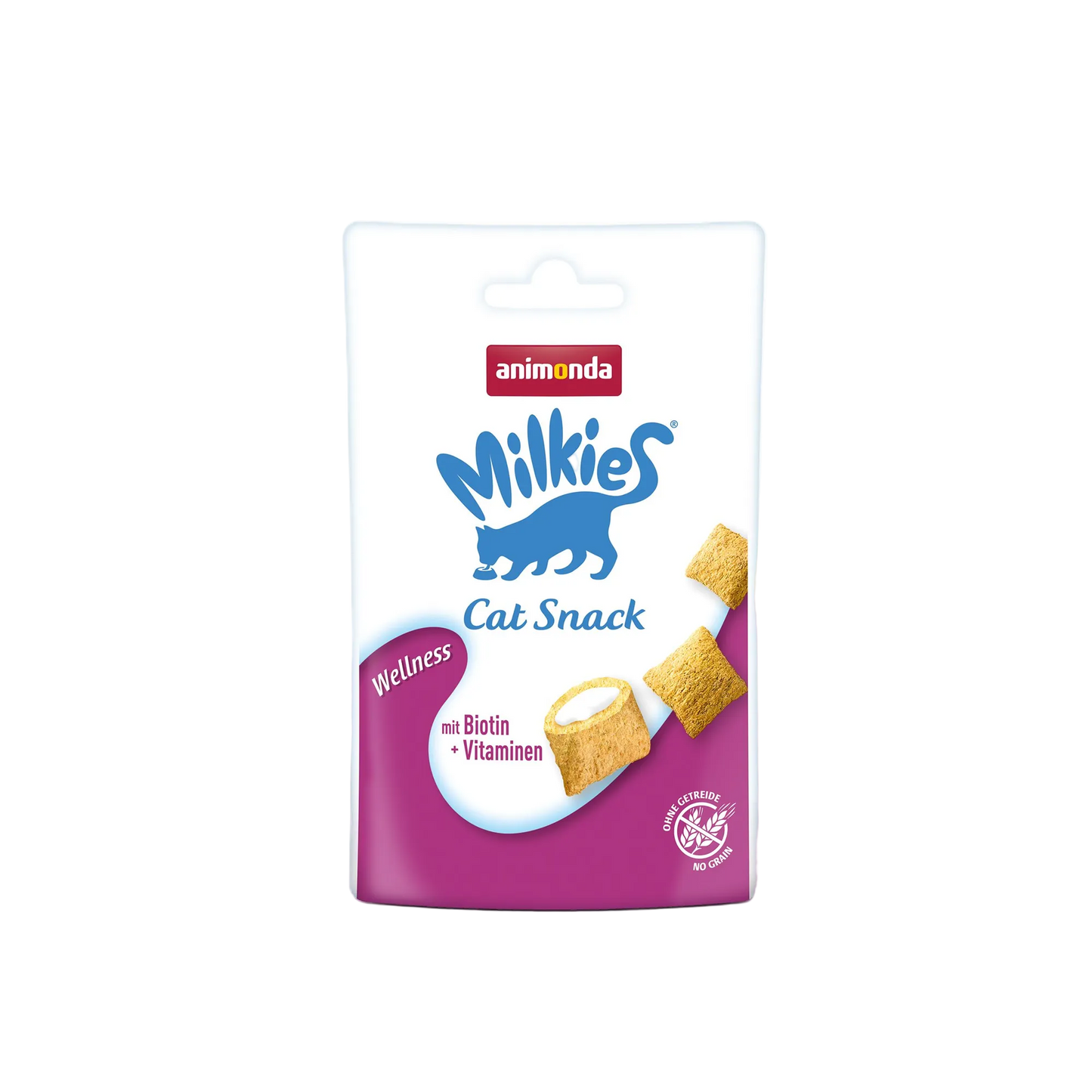 Milkies Adult Milchsnack Wellness – Köstliche Knusperkissen für glückliche Katzen