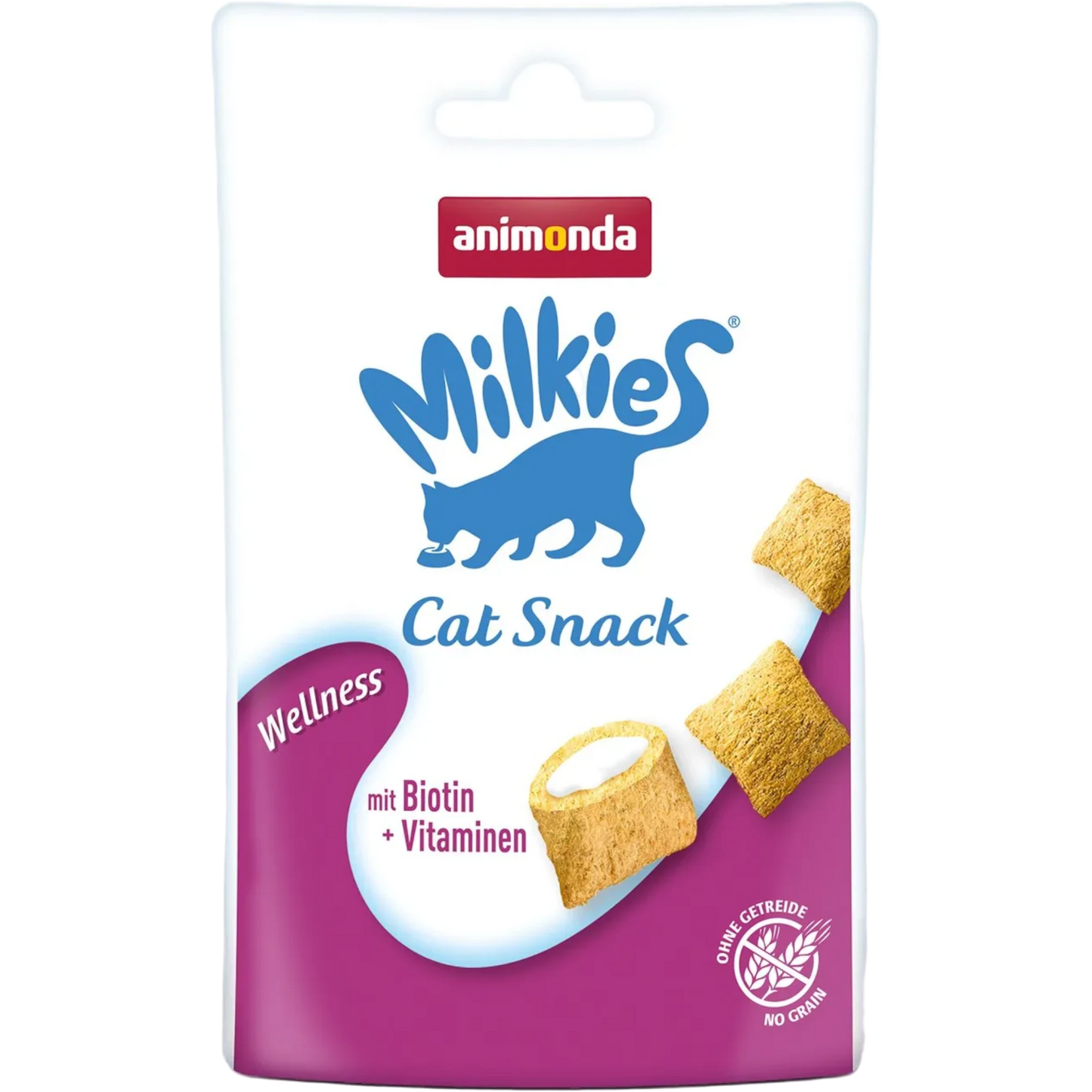 Milkies Adult Milchsnack Wellness – Köstliche Knusperkissen für glückliche Katzen
