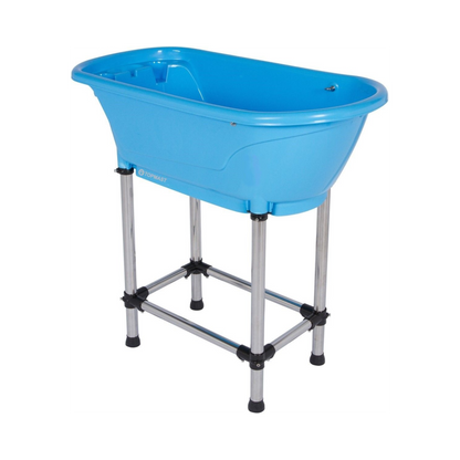 Mini Hundebadewanne mit stabilem Aluminiumgestell