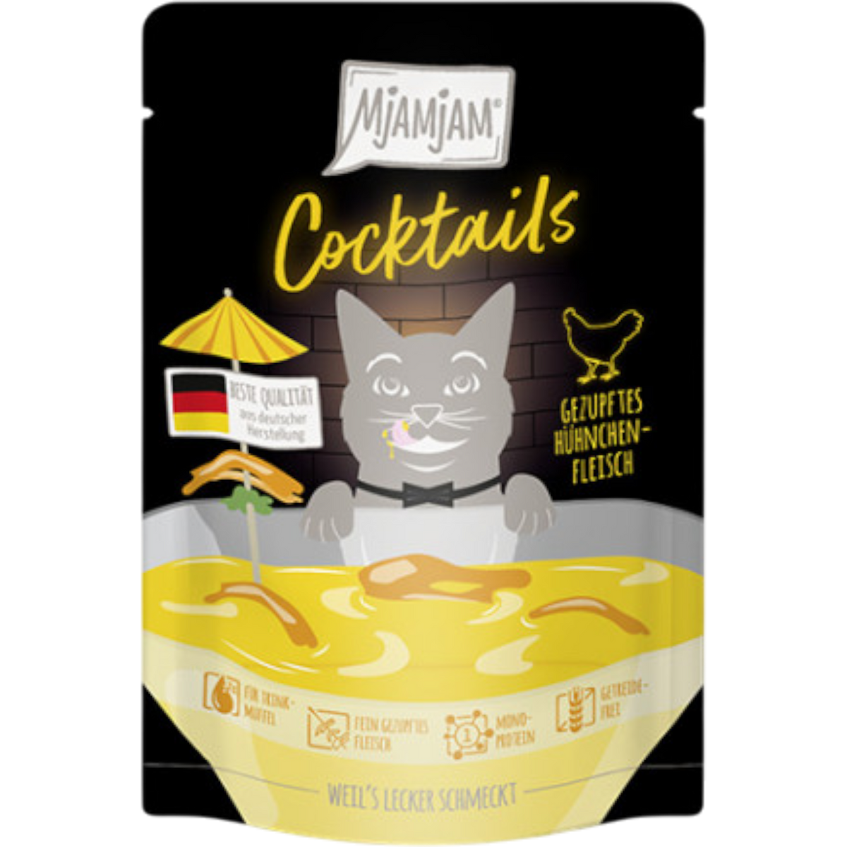 MjAMjAM Cat - Cocktails Gezupftes Hühnchenfleisch
