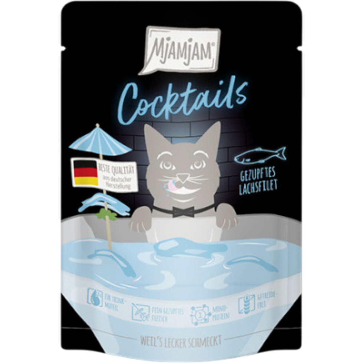 MjAMjAM Cat - Cocktails Gezupftes Lachsfilet