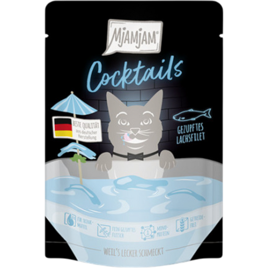 MjAMjAM Cat - Cocktails Gezupftes Lachsfilet