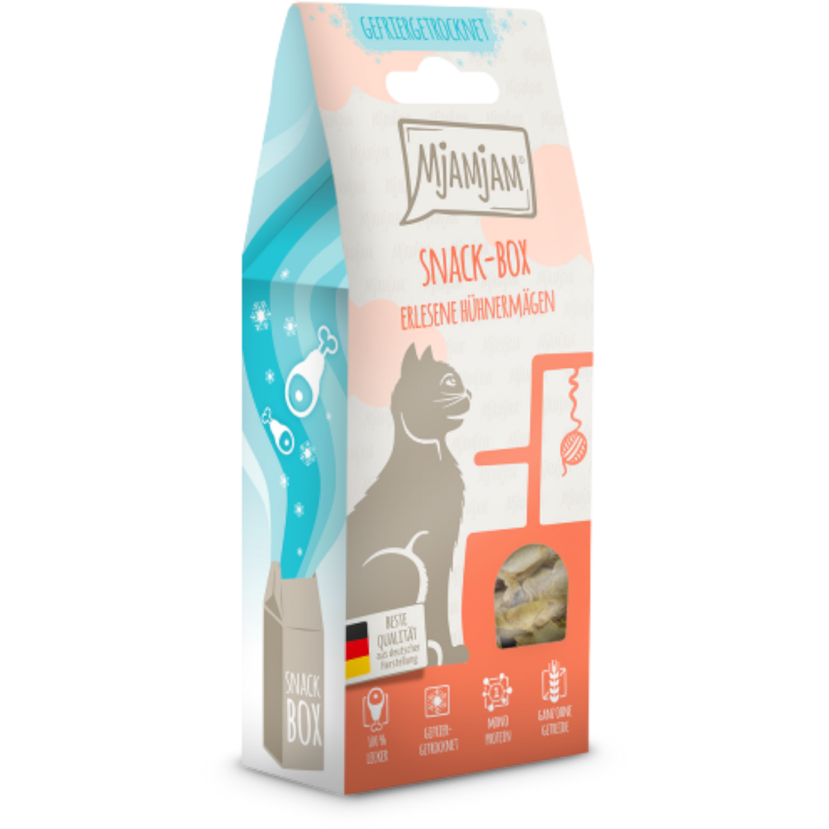 MjAMjAM Cat - Snackbox erlesene Hühnermägen