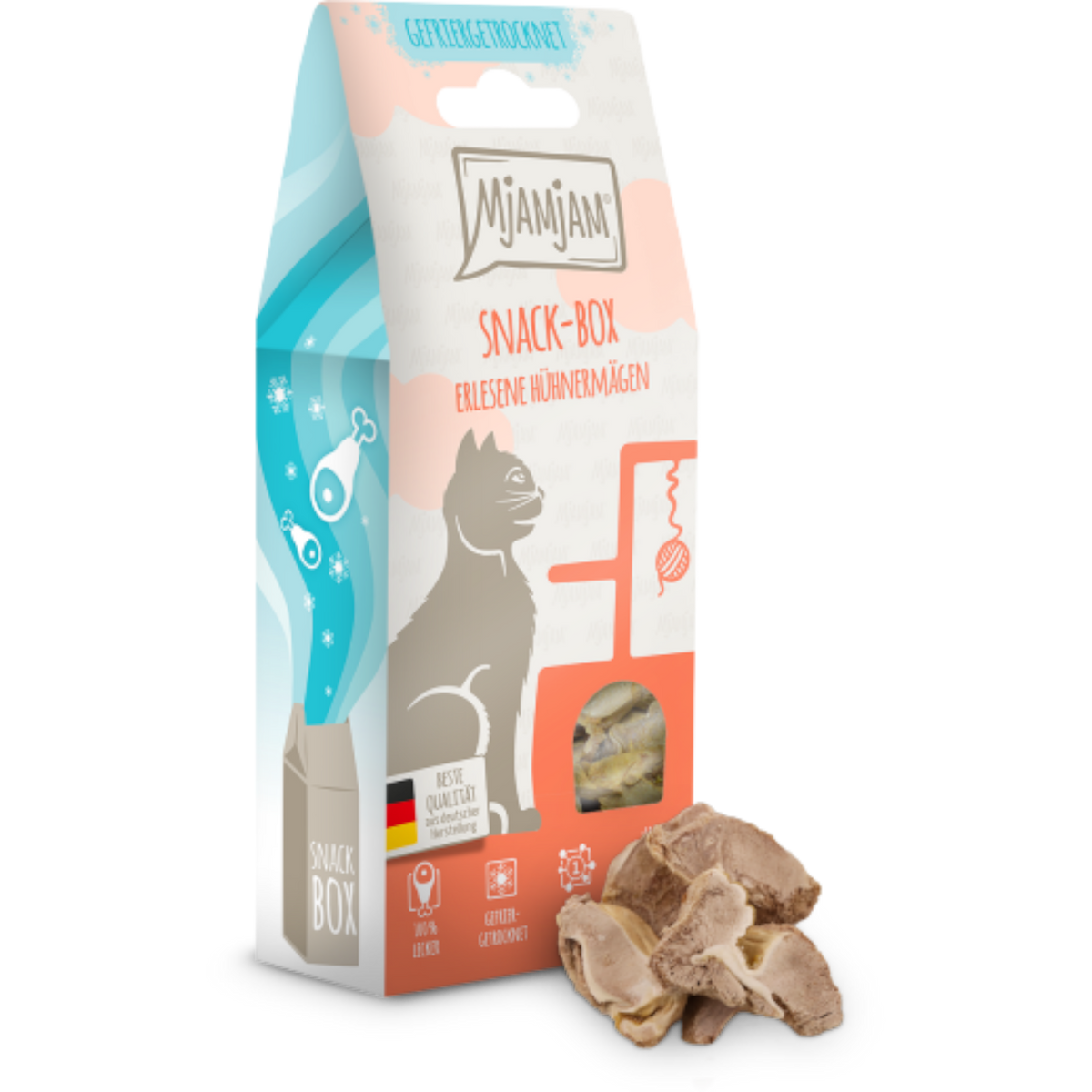 MjAMjAM Cat - Snackbox erlesene Hühnermägen