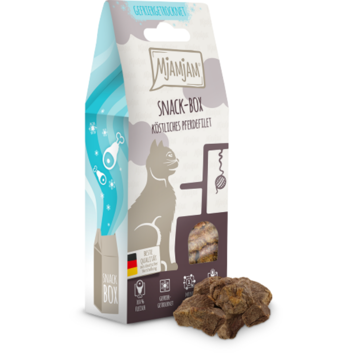 MjAMjAM Cat - Snackbox köstliches Pferdefilet