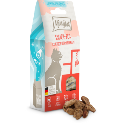 MjAMjAM Cat - Snackbox kräftige Hühnerherzen