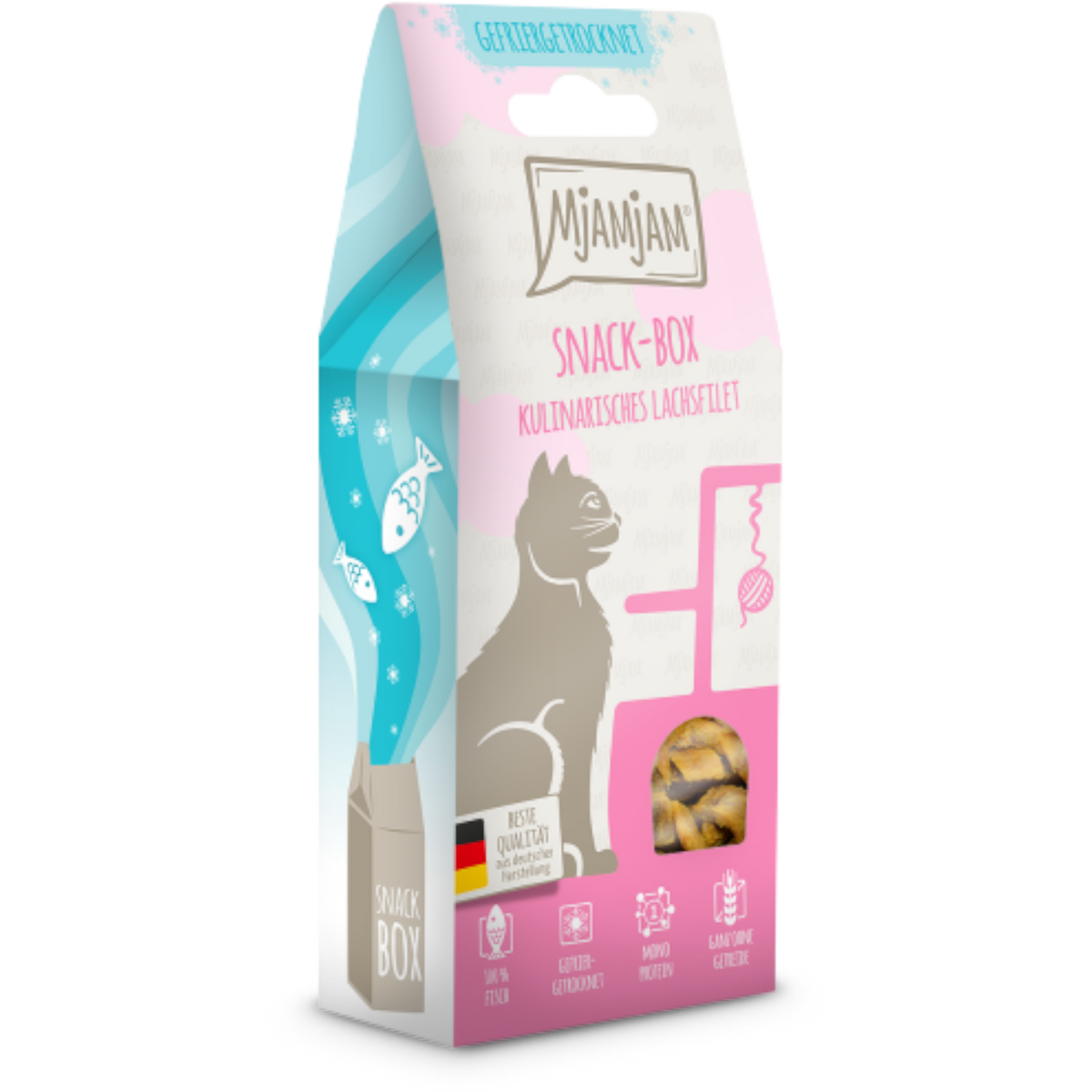 MjAMjAM Cat - Snackbox kulinarisches Lachsfilet